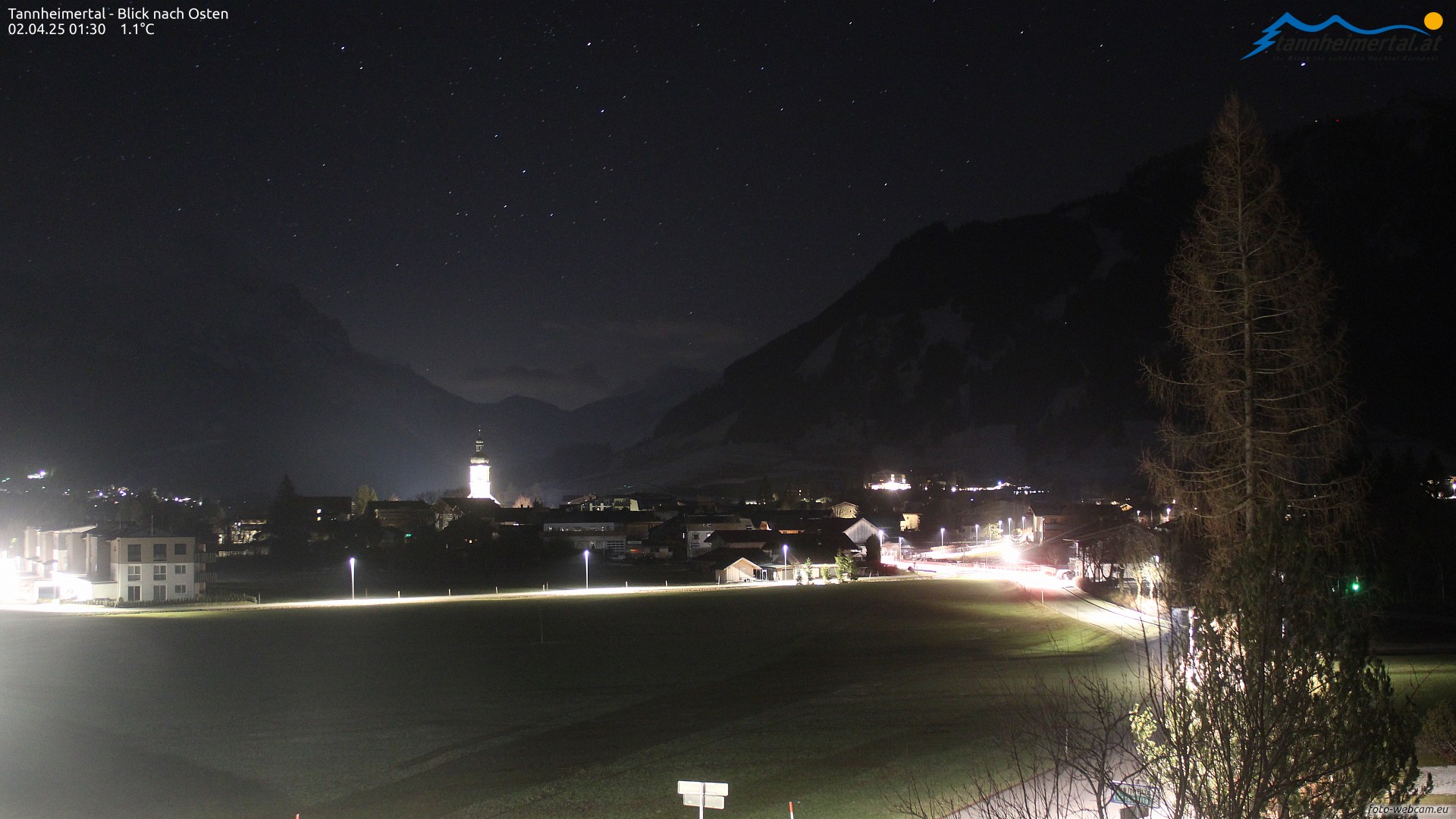 Schattwald, Blick von der Wannenjochbahn / Österreich