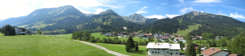 Aussicht vom Balkon