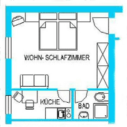 Grundriss Ferienwohnung Nr. 3